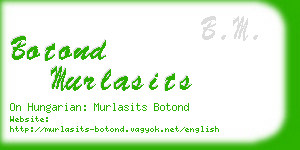 botond murlasits business card